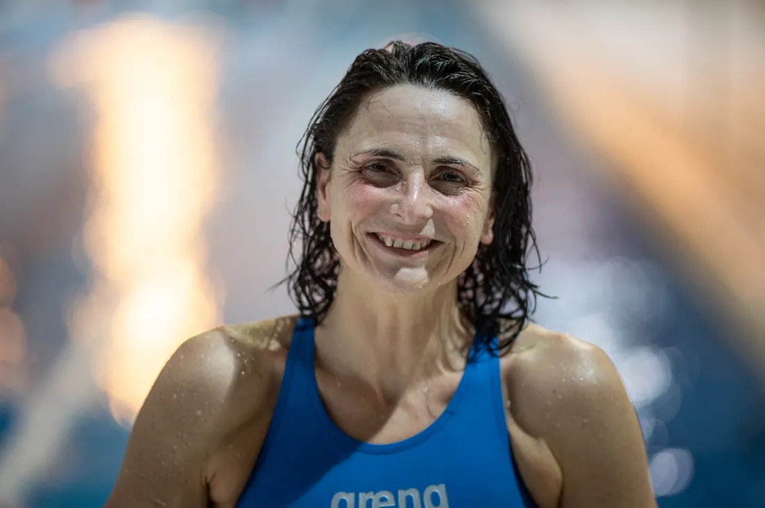 La nageuse angevine Claire Supiot